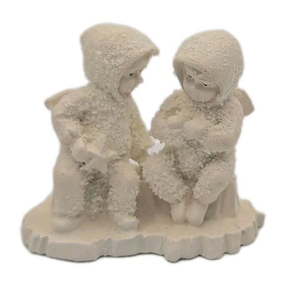 Vtg Snowbabies Dept. 56 This Will Cheer You Up Pewter Miniatures 7639-2 U311 - Picture 2 of 12